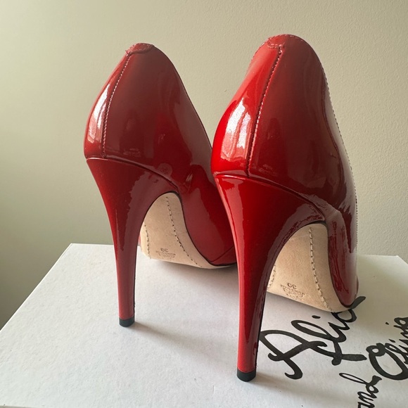 Alice + Olivia red patent heels - Picture 3 of 5